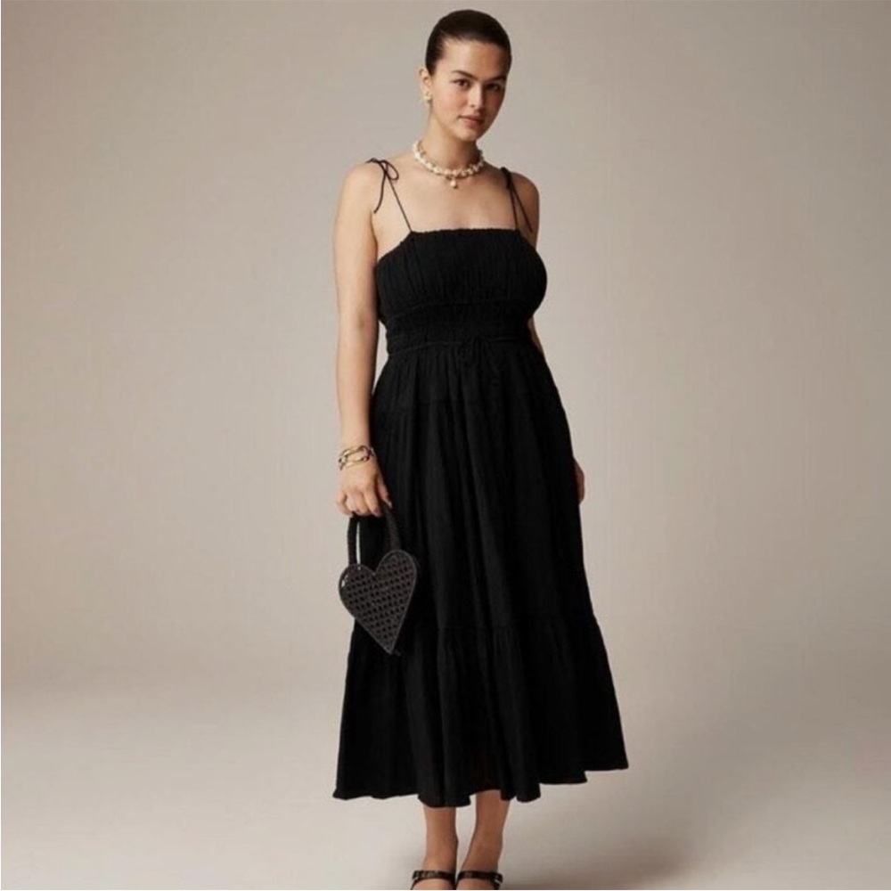 Jcrew Clio dress in textured gauze